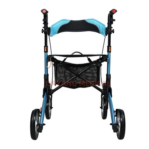 Andador Plegable <span class=keywords><strong>con</strong></span> <span class=keywords><strong>Asiento</strong></span> y 4 Ruedas <span class=keywords><strong>para</strong></span> Rehabilitación Médica, <span class=keywords><strong>para</strong></span> <span class=keywords><strong>Adultos</strong></span> Mayores y Personas <span class=keywords><strong>con</strong></span> Discapacidad - Product Image 5