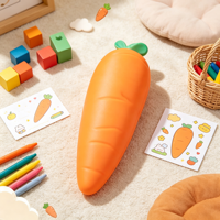 Jouet Squishy en TPR en forme de carotte, grand, doux, anti-stress, à remontée lente, sensoriel, mignon, pour enfants, vente en gros