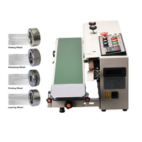 Machine de scellage automatique de sacs en plastique, scelleuse thermique horizontale continue pour sachets alimentaires et emballages de snacks
