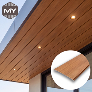 Pannelli per Soffitto in Alluminio Decorativi con Design Moderno, Effetto Legno, a Doghe Lineari - Product Image 6