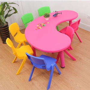 儿童桌椅套装，适用于日托、托儿所、学前班、户外儿童家具、学校课桌、学校家具 - Product Image 5