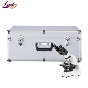 カスタマイズ可能な黒色アルミニウム防水長方形ケース顕微鏡実験器具および機器保護ケース - Product Image 1