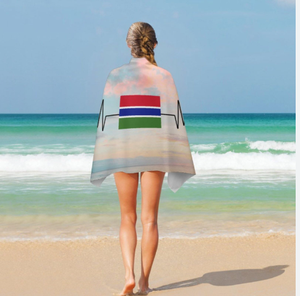 2025 gran oferta productos de verano Bandera de Nigeria fútbol deportes Fitness gimnasio toalla piscina Toalla de playa - Product Image 3