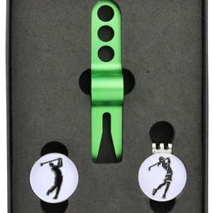 Marcadores de bola de golf económicos con forma de moneda, plegables, de metal, con nivel, en blanco para grabar, herramientas de acero inoxidable, grabado láser. - Product Image 2