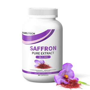 Cápsulas de Extracto de Azafrán 100% Puro y Natural, Suplementos de Azafrán de Grado Alimenticio para Aumentar la Energía, Mejorar la Salud Ocular y el Estado de Ánimo - Product Image 1