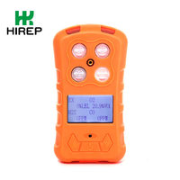Détecteur de gaz portable HIREP 0-30%VOL EX O2 Cl2 NO quatre-en-un, analyseur multi-gaz, alarme sonore/lumineuse/vibratoire, certifié FCC/SIL