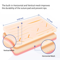 Les étudiants en médecine à faible quantité minimale de commande utilisent un kit complet de pratique de suture