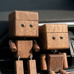 <span class=keywords><strong>Robot</strong></span> de Madera Creativo para Coche, Adorno Aromático para Rejilla de Ventilación, <span class=keywords><strong>Perfume</strong></span> para Auto con Modelo YCY-T-010, Eliminación de Olores Aromáticos Refrescantes - Product Image 4