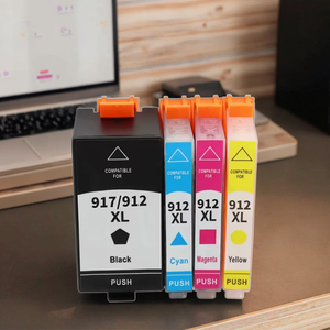 Premium 912XL & 917XL pour cartouche d'encre compatible avec les imprimantes <span class=keywords><strong>HP</strong></span> <span class=keywords><strong>Officejet</strong></span> <span class=keywords><strong>8000</strong></span> Series et Pro <span class=keywords><strong>8000</strong></span> Series - Product Image 5