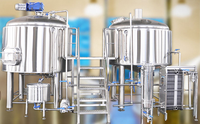 Bouilloire à brassage manuelle en acier inoxydable 304, 5BBL, équipement de brasserie