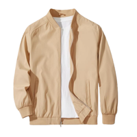Vestes bomber pour hommes personnalisées par les fabricants, mode élégante, coupe-vent léger, vestes décontractées pour hommes, printemps, automne