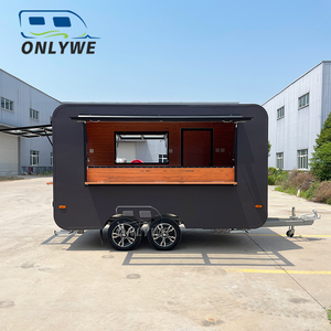 Onlywe Chiosco Alimentare Personalizzato, Food Truck, Camion per Pizza, Chiosco Mobile per Gelati, Rimorchio per Caffè, Rimorchio per Concessioni <span class=keywords><strong>di</strong></span> Tacos - Product Image 5