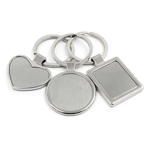 Wholesale Engraved Laser Sublimation Metal Key Holder Personalized Logo Metal Blank <b>Custom</b> <b>Keychain</b> - Product Image 6