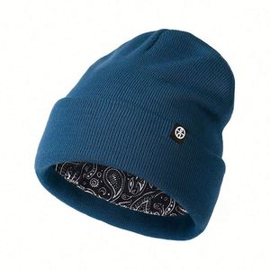 <b>Winter</b> Satin Lined Beanie Hat with 3D Embroidery Custom Logo Solid Color 100% Polyester Unisex Beach & Business Use - Product Image 5