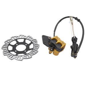 Kit <span class=keywords><strong>de</strong></span> <span class=keywords><strong>frein</strong></span> hydraulique MotoCross Dirt <span class=keywords><strong>Bike</strong></span> <span class=keywords><strong>Pocket</strong></span> <span class=keywords><strong>Bike</strong></span> Kit d'étrier <span class=keywords><strong>de</strong></span> <span class=keywords><strong>frein</strong></span> à disque arrière <span class=keywords><strong>Frein</strong></span> à disque hydraulique 49-125cc 4 temps - Product Image 1