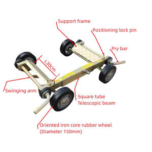 Nuevo 4 Whee Self-jacking Rolling Skate Car <span class=keywords><strong>Dolly</strong></span> Car Wheel <span class=keywords><strong>Dolly</strong></span> <span class=keywords><strong>Tire</strong></span> Patines - Product Image 4