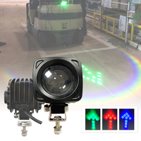Feu de signalisation directionnel SG pour chariot élévateur 27W 24V DC IP67 Bleu Haute Intensité pour LED, Feu d'avertissement pour Grandes Machines SG-AL27B