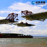 Puente de Estructura de Acero Prefabricado de Alta Capacidad de Carga para Carreteras y Construcción Municipal, Fabricante Profesional