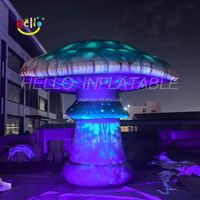 Grand accessoire de champignon gonflable à Led décor de champignons de festival d'éclairage champignon gonflable géant pour la décoration de fête en plein air