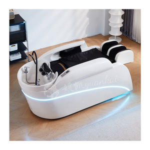 Cama de Spa eléctrica moderna de lujo con características ajustables Terapia de agua Champú Cama Lavado de cabello Cama de masaje - Product Image 2