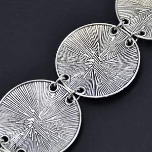 Pulsera con borla <span class=keywords><strong>de</strong></span> moneda para mujer, brazalete único turco, gitano, joyería Bohemia para mujer y Niña - Product Image 4