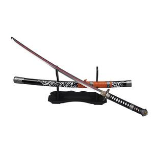 Gran oferta Cos Prop juguetes de dibujos animados cuchillo juego <span class=keywords><strong>Ninja</strong></span> Gaiden Cosplay colección Metal madera Prop Jaquio espadas de acción - Product Image 3