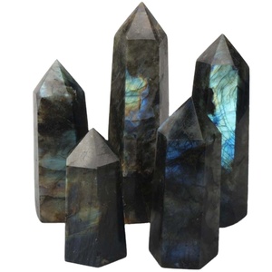 Vente en gros de cristaux naturels de haute qualité, pierres de guérison, obélisque en labradorite pour la décoration - Product Image 3