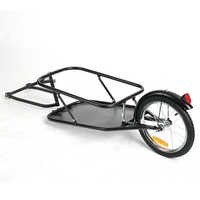 Remorque de vélo pliable en acier OEM, portable, pour le transport de marchandises, fabriquée en Chine, modèle 8002TN