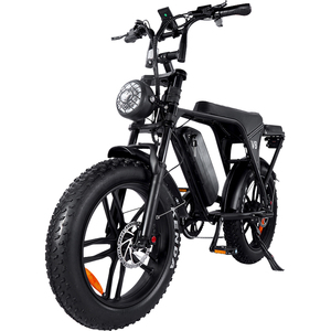 V8 Pro <span class=keywords><strong>Fatbike</strong></span> pour adultes vélo électrique 250W/1000W autonomie de 60km alimenté par batterie au lithium 25 km/h vélo électrique entrepôt UE/US - Product Image 4