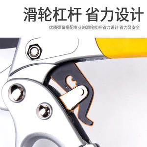 Tijeras de podar de bypass de venta directa de fábrica, capacidad de corte de 18 mm, herramientas de jardín de acero inoxidable, color gris, para podar árboles - Product Image 4