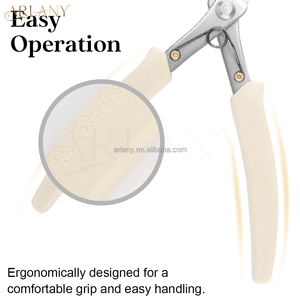 Cao su xử lý Keratin liên kết Cắt Kìm Trọng lượng nhẹ Fusion phần mở rộng tóc plier thép không gỉ Keratin trái phiếu cắt công cụ - Product Image 3