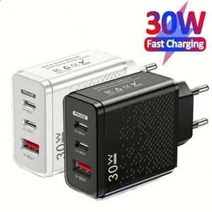 US/EU <b>Socket</b> Fast Charger Quick Charge 30W QC3.0 Dual <b>USB</b> Charging Port Type C Charger <b>USB</b>-C Charger - Product Image 3