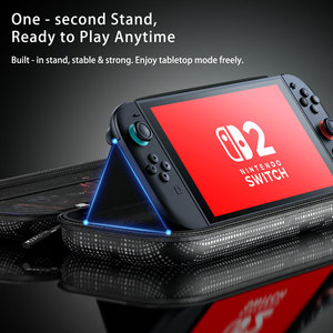 Bjbt Mang trường hợp túi cho Nintendo chuyển đổi <span class=keywords><strong>2</strong></span> bán buôn tùy chỉnh không thấm nước carrving EVA Trường hợp với 12 trò chơi khe cắm thẻ - Product Image 5