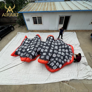 जीवन सिमुलेशन इंफ्लेटेबल 6 मीटर लंबा समुद्री फ्लैटवर्म बिस्तर चटाई मॉडल गुब्बारे - Product Image 6