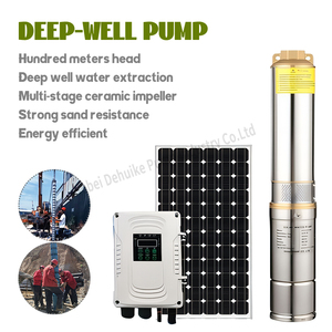 Bomba de Agua Sumergible <span class=keywords><strong>Solar</strong></span> Eléctrica de Alta Presión de 20 hp 30hp para Pozos Profundos - Product Image 4