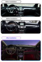 Luz Ambiental LED para Benz CLS W218 2012-2017, Panel de Instrumentos Starlight, Iluminación Interior Ambiental, 29 LED, 12V, 10W