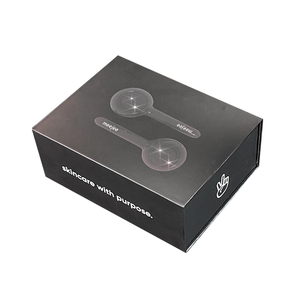 Low MOQ Black Paper Cardboard Magnetic Gift Closure <b>Box</b> Embossed Finish Recycled Materials for Beauty Face Slimming Instrument - Product Image 4