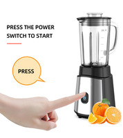 Mixeur-Blender Commercial de Qualité Supérieure, Hachoir, Extracteur de Jus, Machine à Smoothies, Robot Culinaire Silver Crest pour Bébé, Idéal pour la Maison