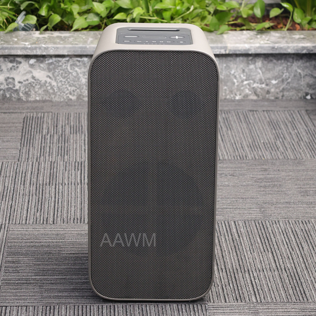 AAWM Professional Single 10inch Outdoor Karaoke Speaker RMS 100W High Power with Wooden case Great Amplifier