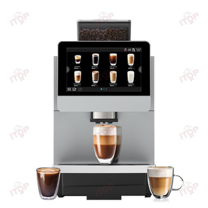 เครื่องชงกาแฟไฟฟ้าอัจฉริยะหน้าจอสัมผัส10จอสัมผัสขนาด10นิ้วทำงานอัตโนมัติเต็มรูปแบบสำหรับร้านกาแฟ