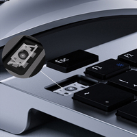 Clavier et souris sans fil rechargeables magic multimédia double mode mince pleine grandeur Ensemble clavier et souris multi-appareils