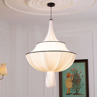 Rétro Wabi Sabi Lampe Pour Salon Restaurant Chambre Loft Étude Décorations Pour La Maison Hall Lumière Français Pendentif Médiéval Lampe