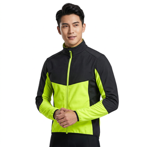Chaqueta de Ciclismo SPRINT SPORTS para Hombre, con Bloques de Color, Cierre Completo, Resistente al Viento, Manga Larga, Ropa Deportiva - Product Image 2