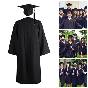 Universitäts absolventen Set Cosplay Student School Abschluss kleid mit Robe Hat Quaste Anhänger für <span class=keywords><strong>Bachelor</strong></span> <span class=keywords><strong>Party</strong></span> Dekorationen - Product Image 2