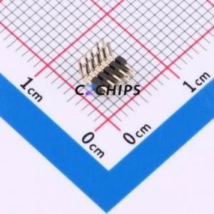 HX PZ1.0-2x5P WZ Pin Header Bent Lead Through Hole,P=1mm Connector ( Pin Structure: 2x5P )( Pitch: 1mm )( Row Spacing: 1mm ) - Product Image 1