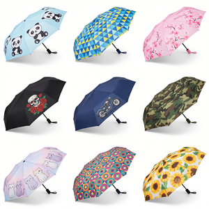 High Quality Waterproof Advertising Gifts Parapluie Compact Portable <b>Automatic</b> Open Cartoon Cute Sun Rain 3 Folding <b>Umbrella</b> - Product Image 3