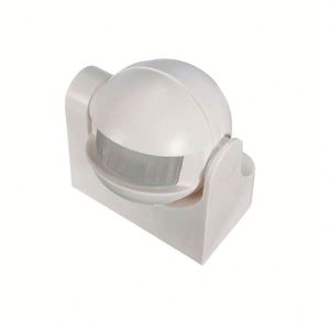 Détecteur de mouvement infrarouge PIR de sécurité extérieur IP44, 220V-240V 110V, 180 degrés, interrupteur de mouvement, portée <span class=keywords><strong>max</strong></span>. 12m, 50Hz, 3-2000LUX - Product Image 1