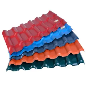 HZSY pvc roofing sheets for construction materials plastic pvc tiles roof tiles sheet