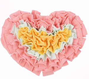 Tapis de Sniffing Interactif pour Chiens Série Cœur – Tapis d'Alimentation Lente pour Animaux de Compagnie – Jouet de Puzzle d'Entraînement pour Chiens – Vente en Gros - Product Image 2