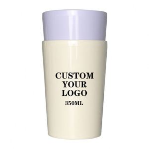 Vente en gros usine – Gobelets réutilisables personnalisés en PLA compostable de 12 oz pour café, boissons chaudes et eau, idéaux pour les fêtes et l'usage domestique - Product Image 3